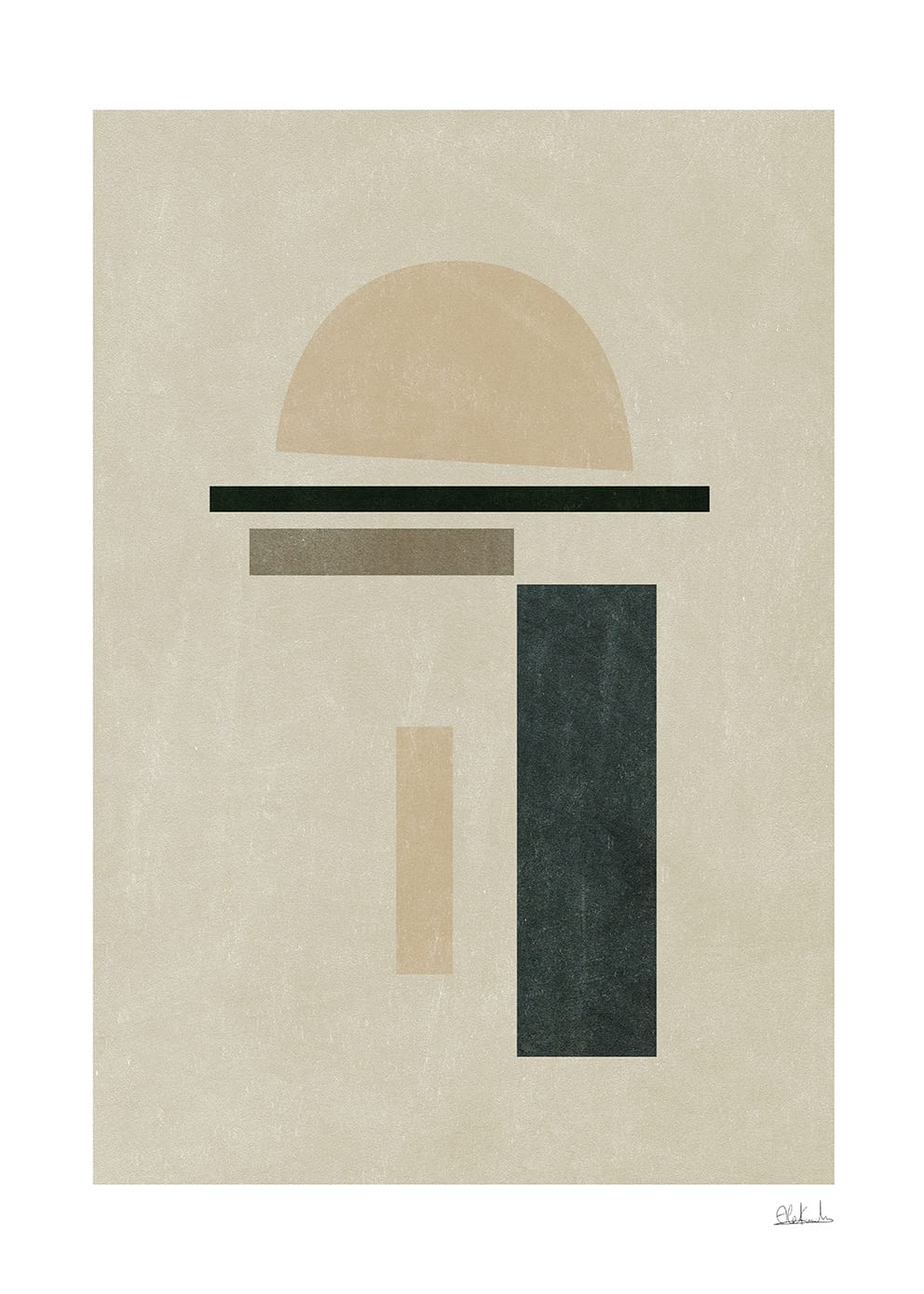 The Poster Club Impression 03 Poster 50x70 cm Abstrakt