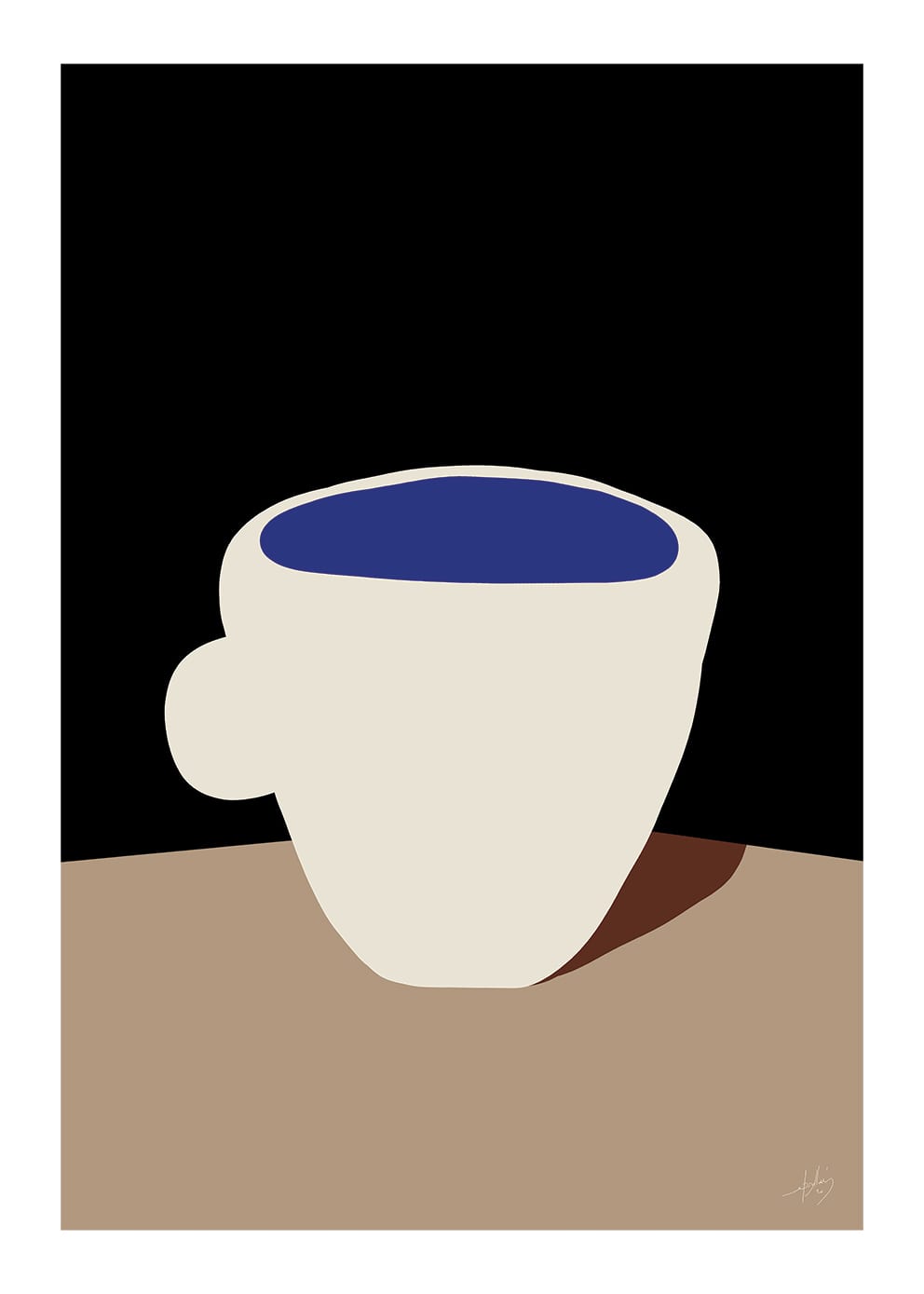 The Poster Club Art Prints Pottery 10 Poster 30x40 cm beige