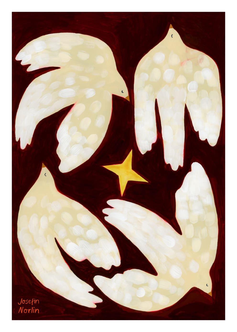 The Poster Club Dancing Around Kunstdruck 30x40 braun