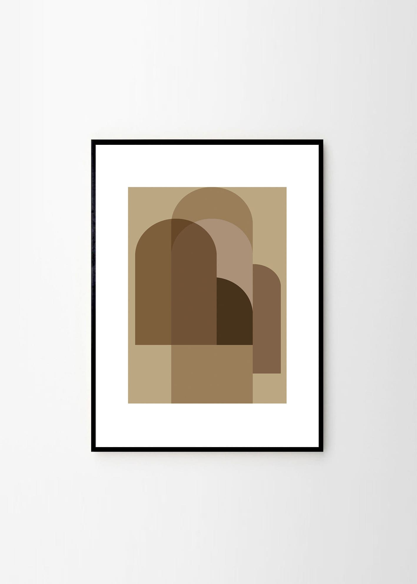 The Poster Club New Form 3 Poster A2 beige abstrakt
