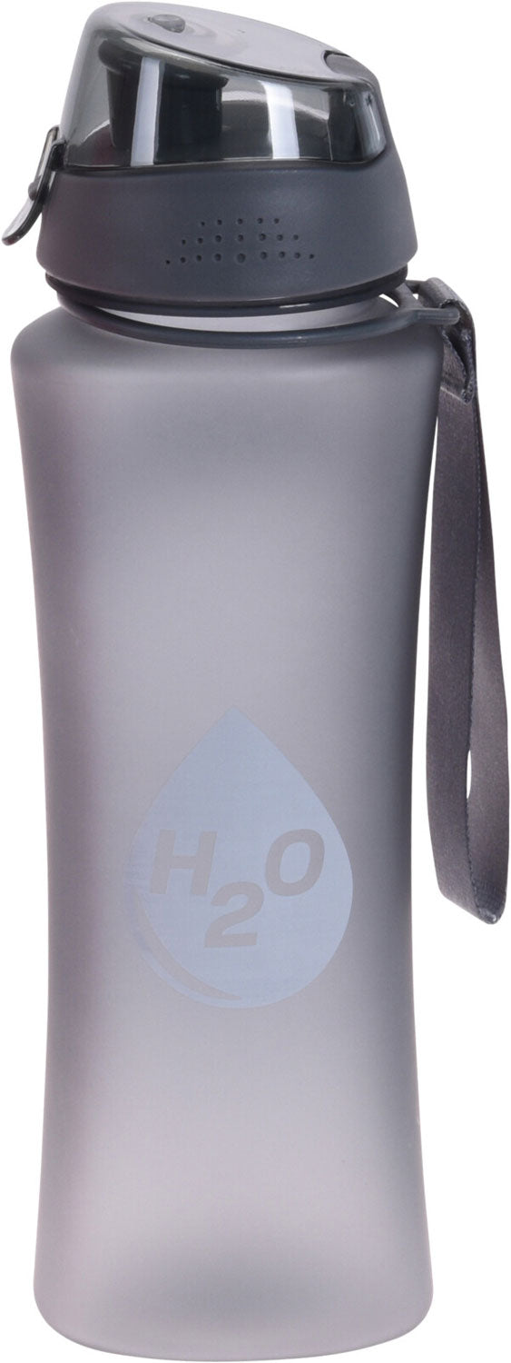 LS-LebenStil Küche Trinkflasche 650ml Grau Auslaufsicher
