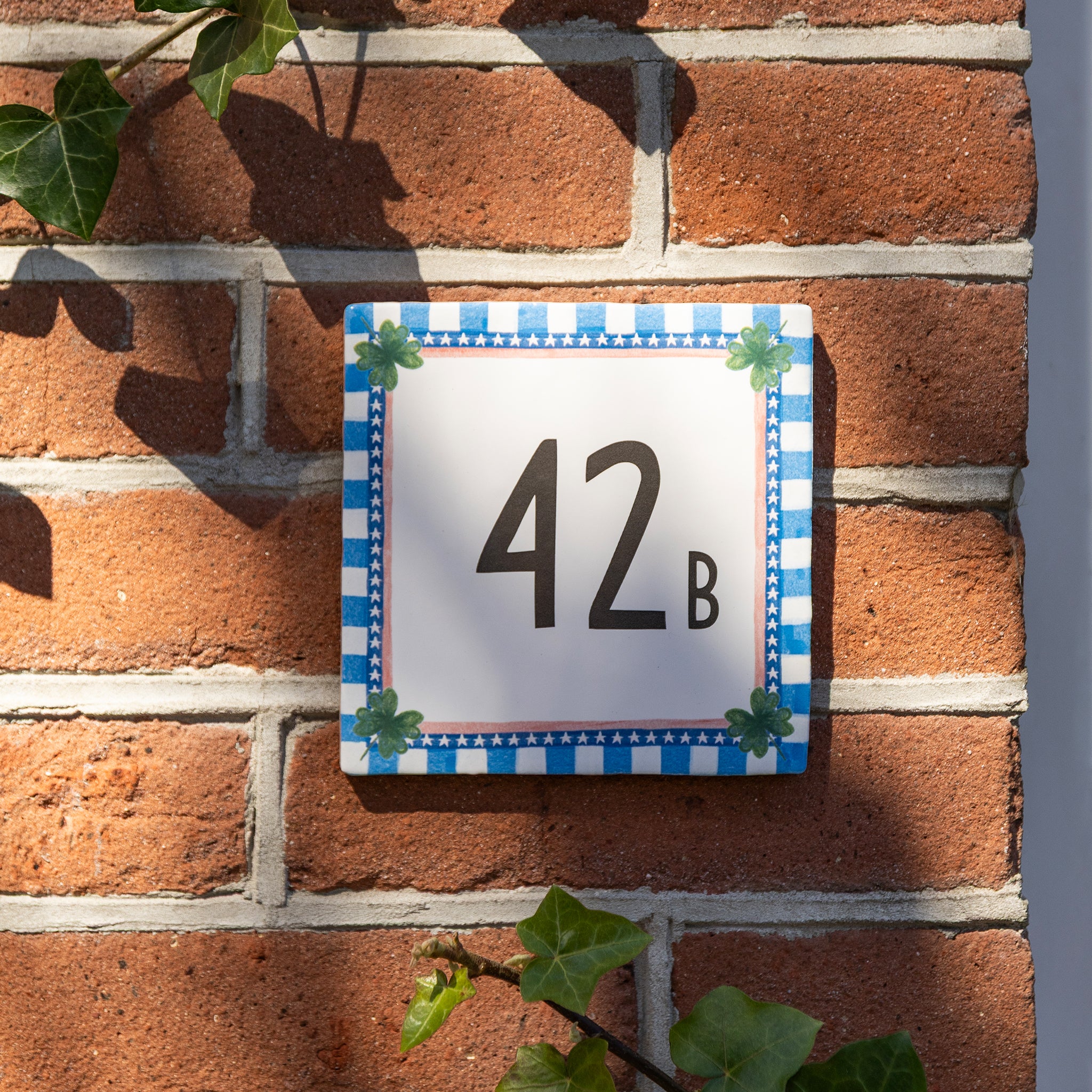 Storytiles Delft Blue Hausnummer Wandfliese M 13x13 cm