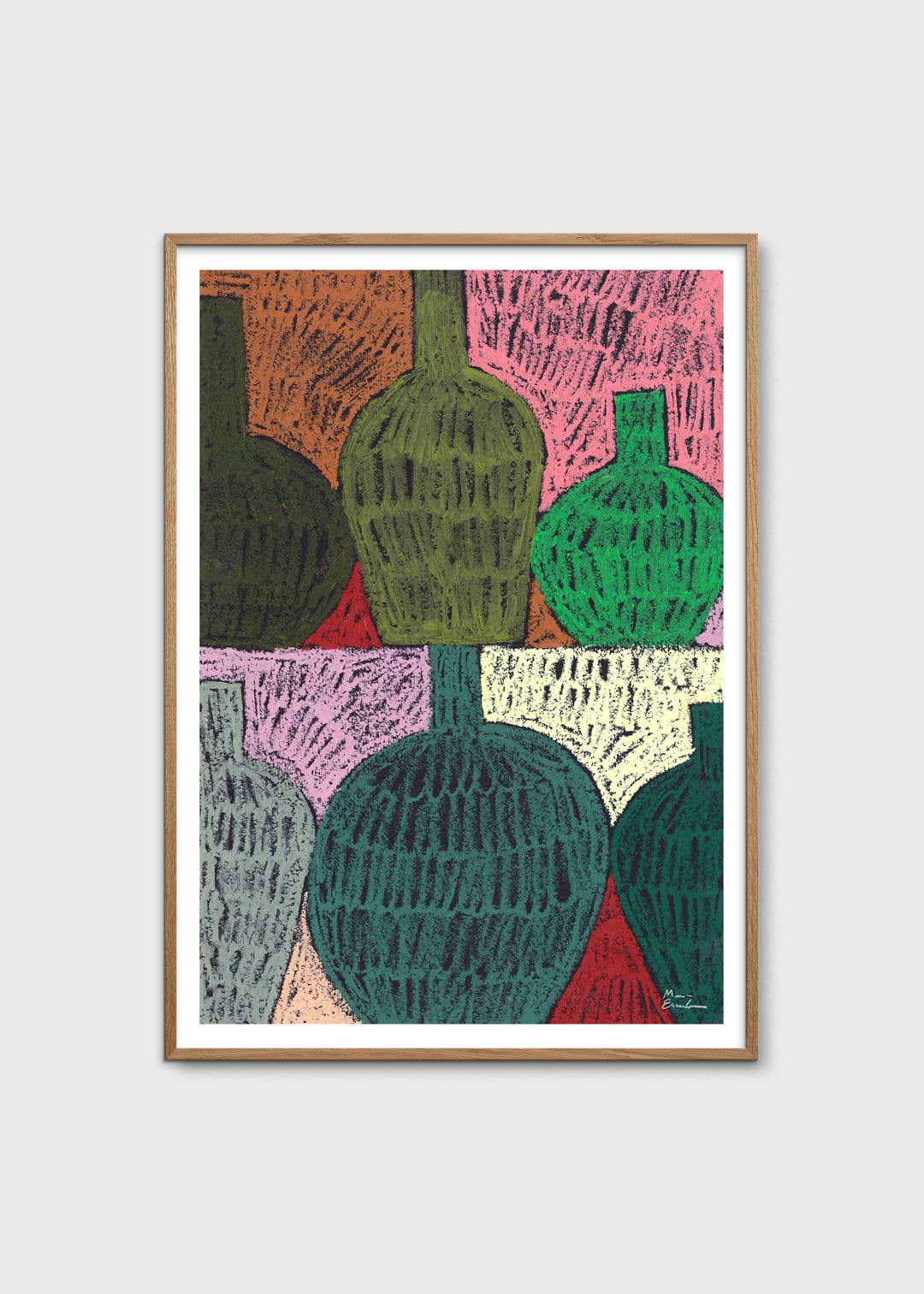 The Poster Club Art Prints Intro Bodegon Poster 30x40 cm braun