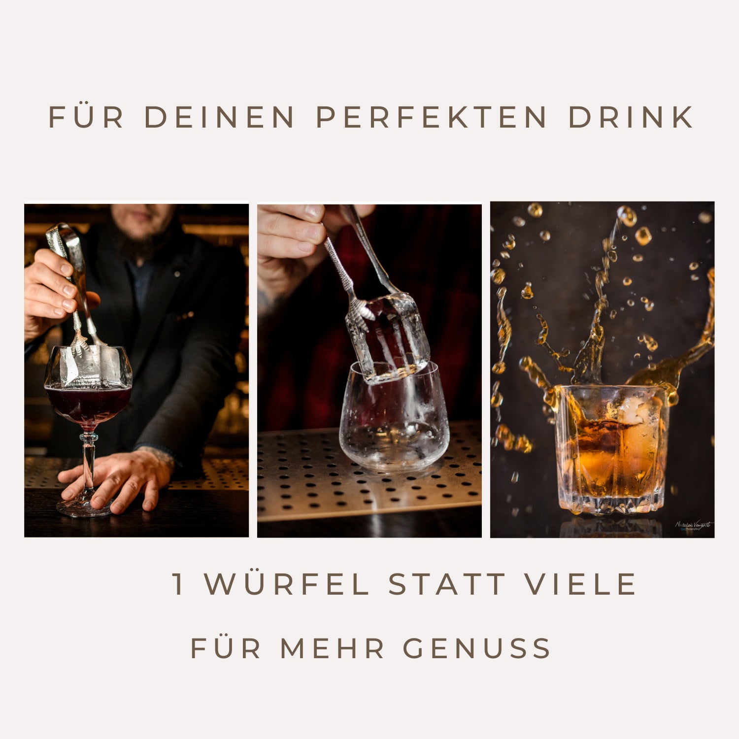 LS-LebenStil Küche & Haushalt Eiswürfelform Silikon XXL 2er Set