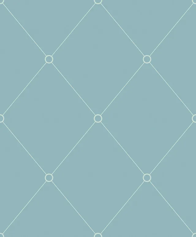 Mineheart Wallpaper Tonal Sage Quilt Outline Tapete Rolle