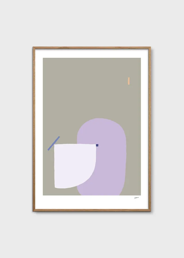 The Poster Club I Like Shapes 08 Poster 30x40 rosa