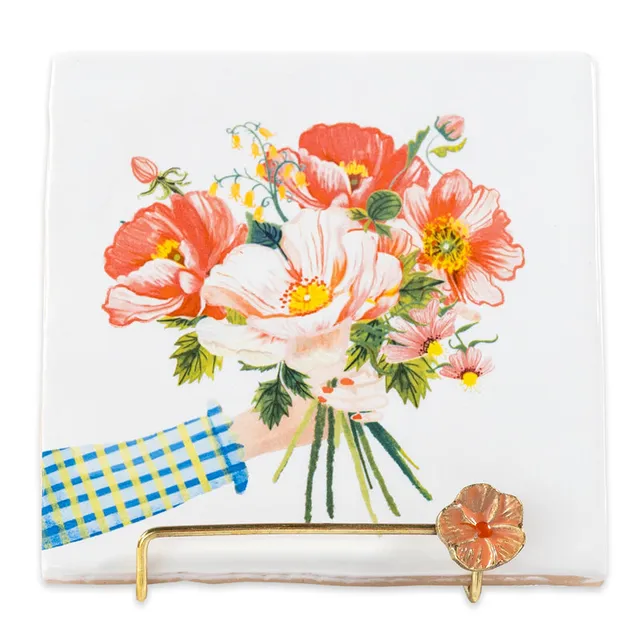 Storytiles Tile Holders Golden Stand Violet Aufsteller Gold
