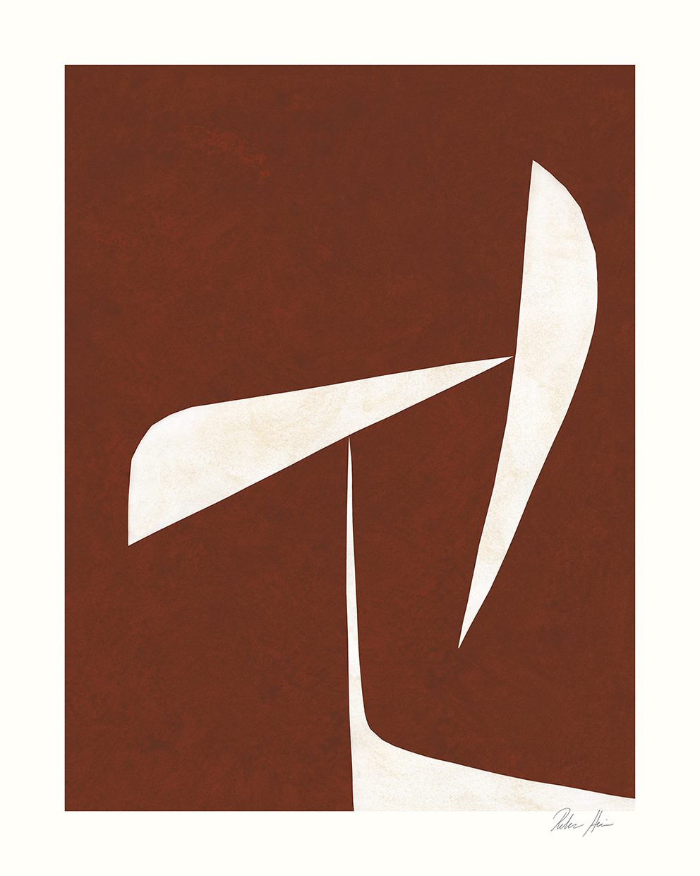 The Poster Club Art Prints Move No. 02 Poster 30x40 cm braun