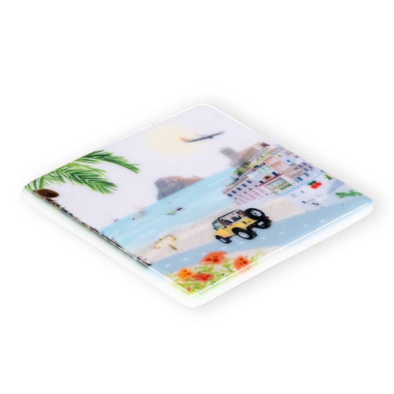 Storytiles Mini's Idyllisch Ibiza Fliese Mini Insel-Motiv