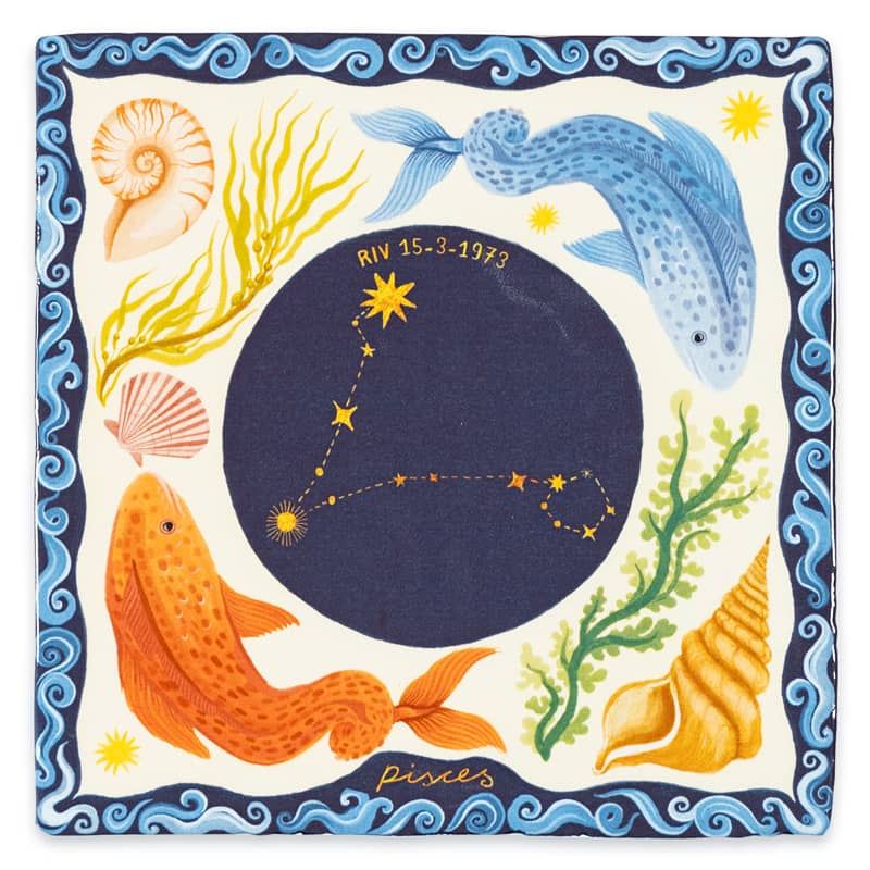 Storytiles Delft Blue Pisces Wandfliese S 10x10 cm Fische