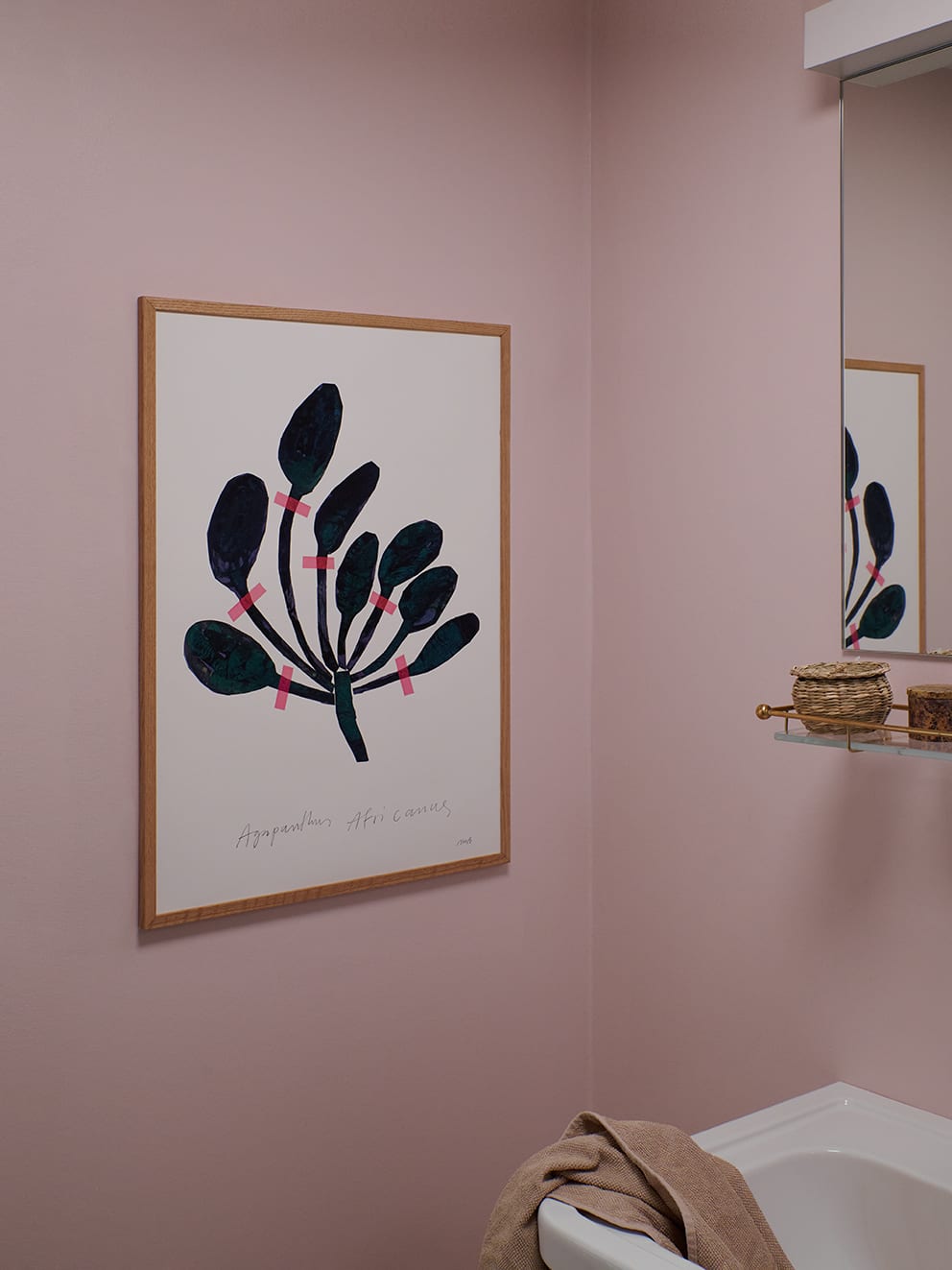 The Poster Club Agapanthus Kunstdruck 30x40 cm Blumen