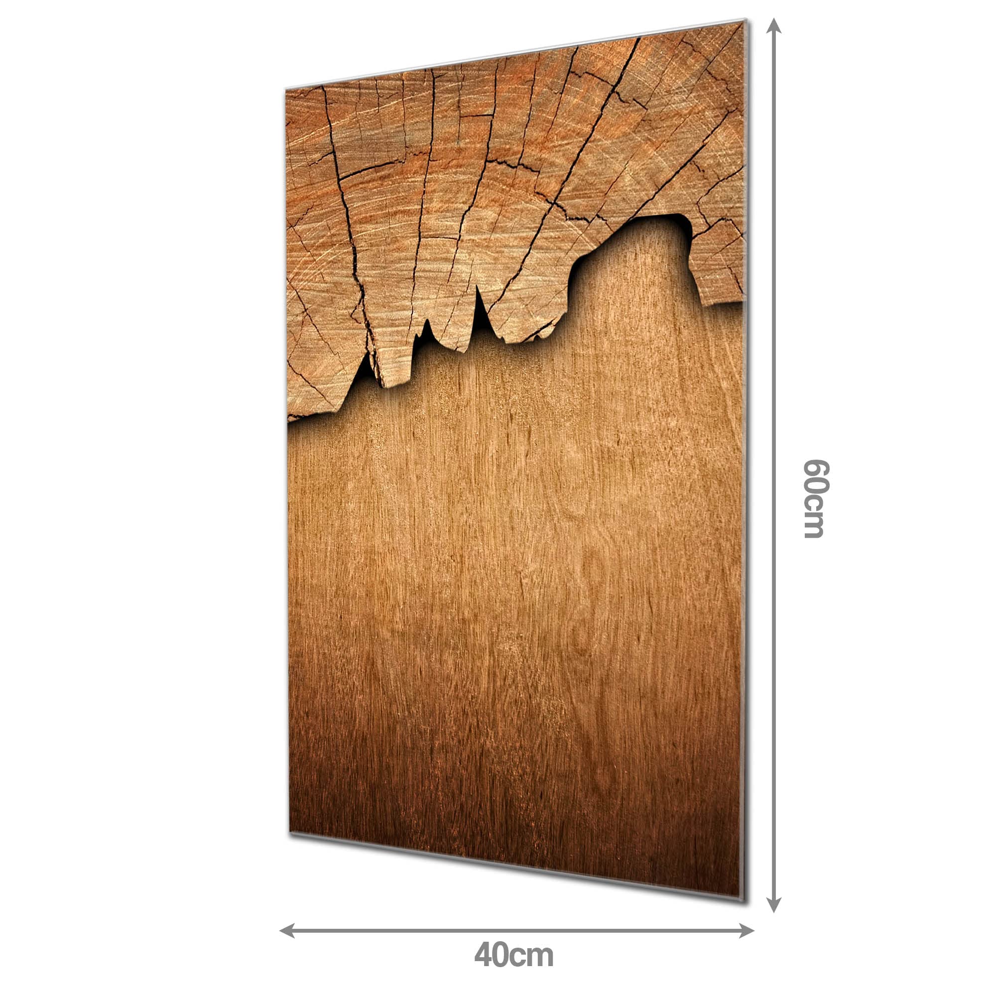 Banjado Magnettafel Holz Glas Magnettafel 40x60cm beschreibbar