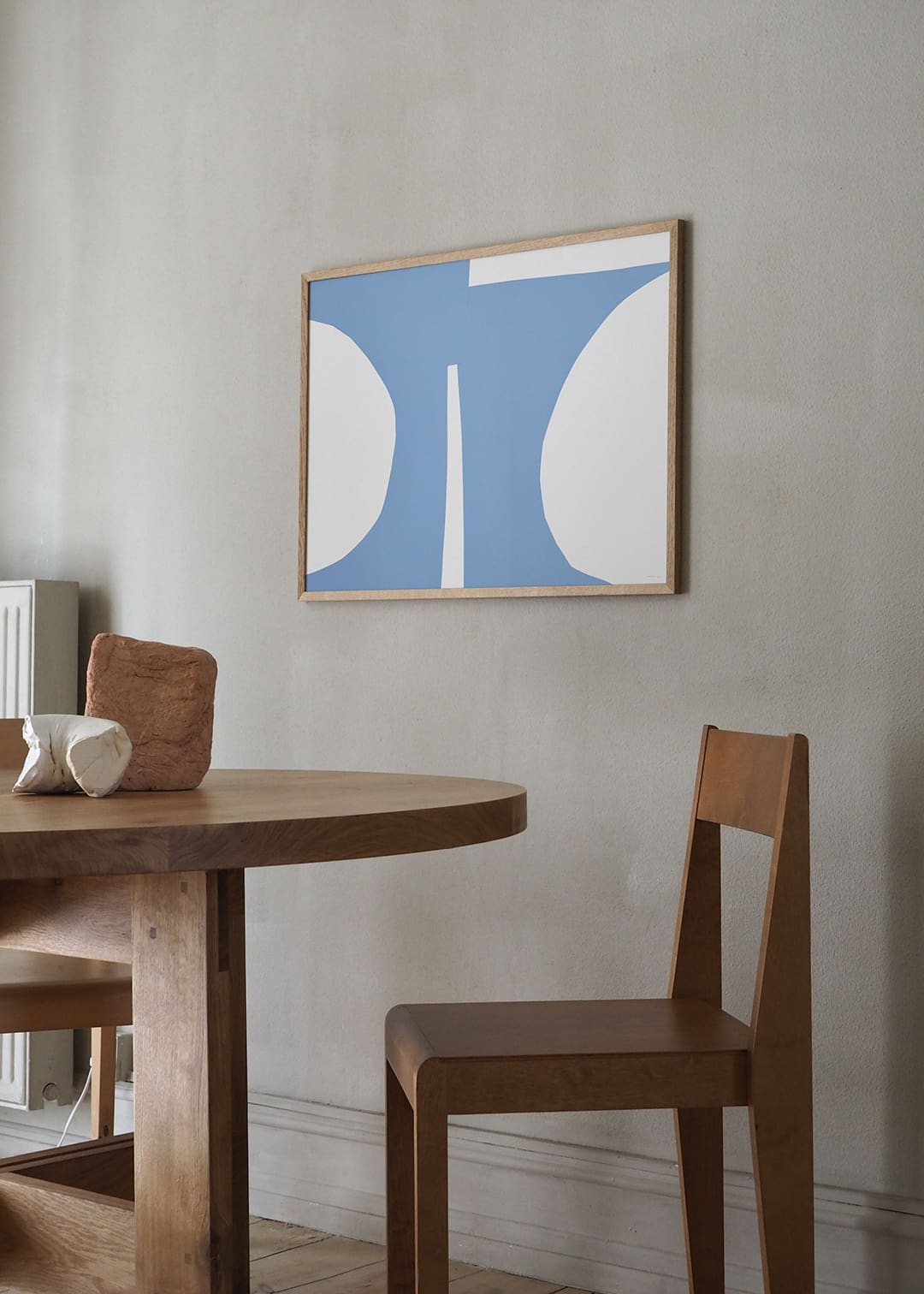 The Poster Club Balance No. 104 Kunstdruck 30x40 cm Hellblau