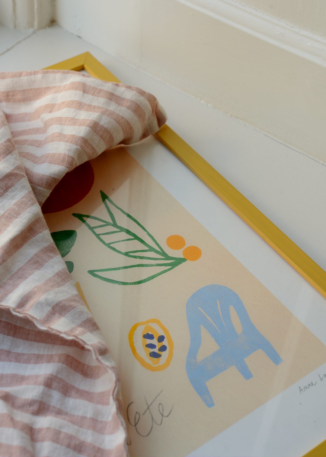 The Poster Club Summer Kunstdruck A4 botanisch bunt