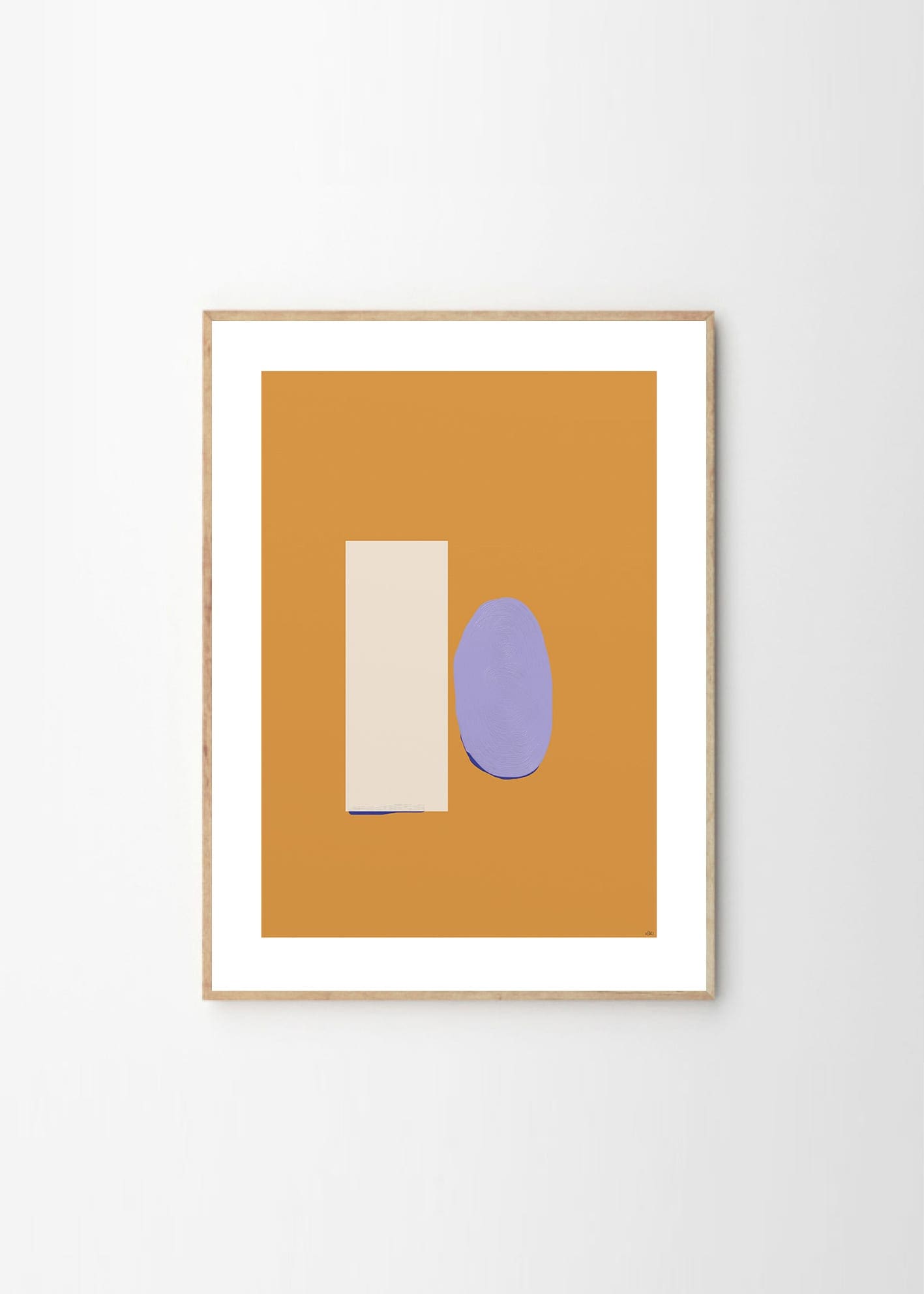 The Poster Club Art Prints Summer House Poster 30x40 cm Orange