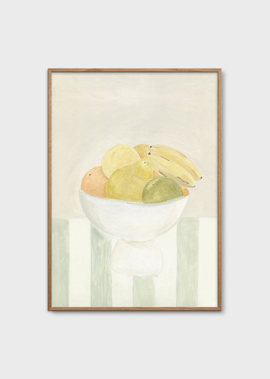 The Poster Club Still Life with Fruit Poster A4 grün