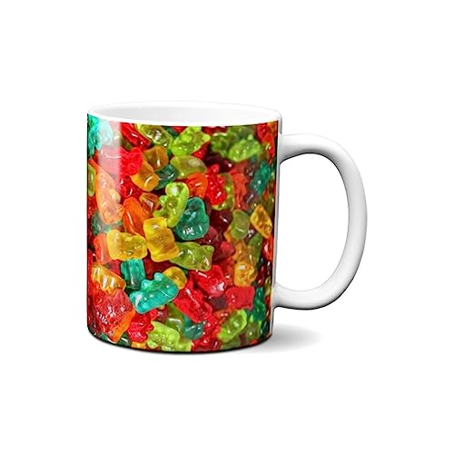 Hustling Sharks Gummibande Tasse 330ml bunt