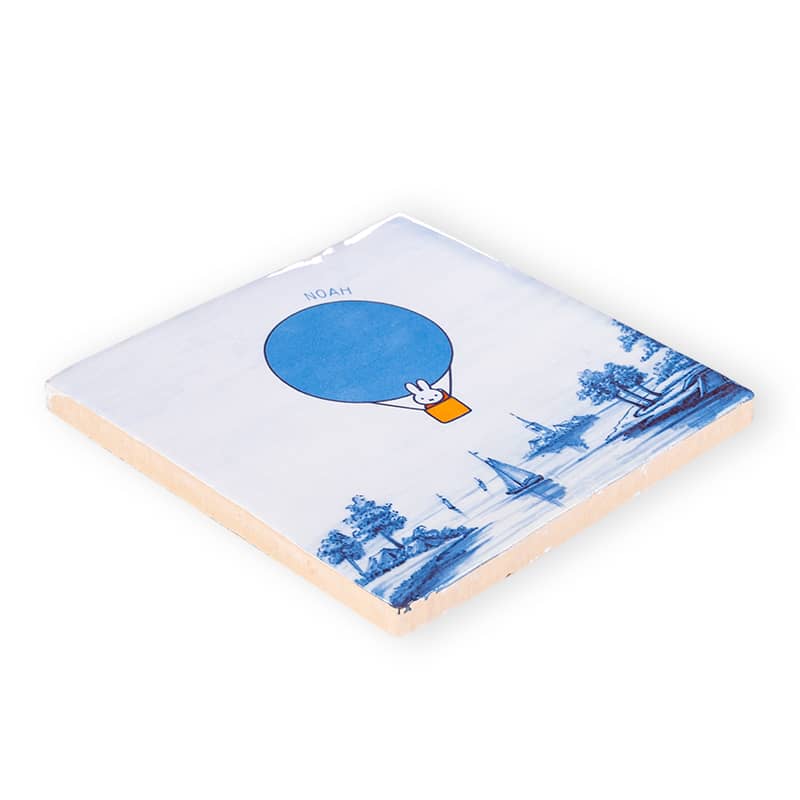 Storytiles Delft Blue Nijntje Wandfliese 10x10 Baby Blau