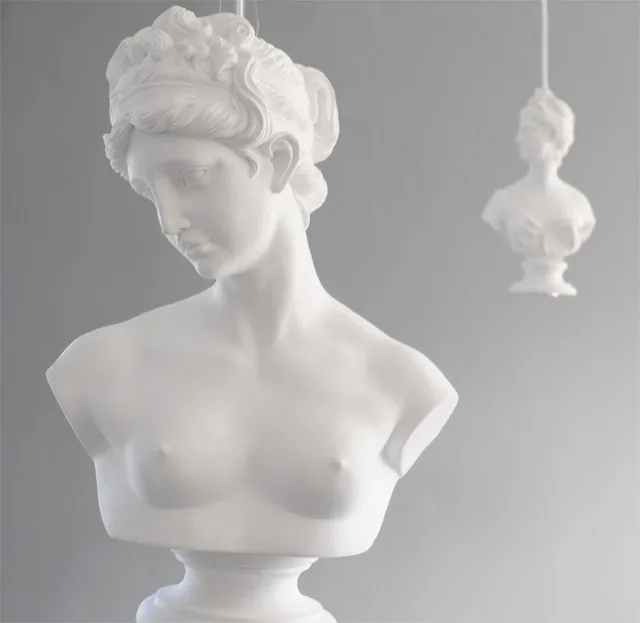 Mineheart Lighting Goddess Statue Lampe XL Pendelleuchte