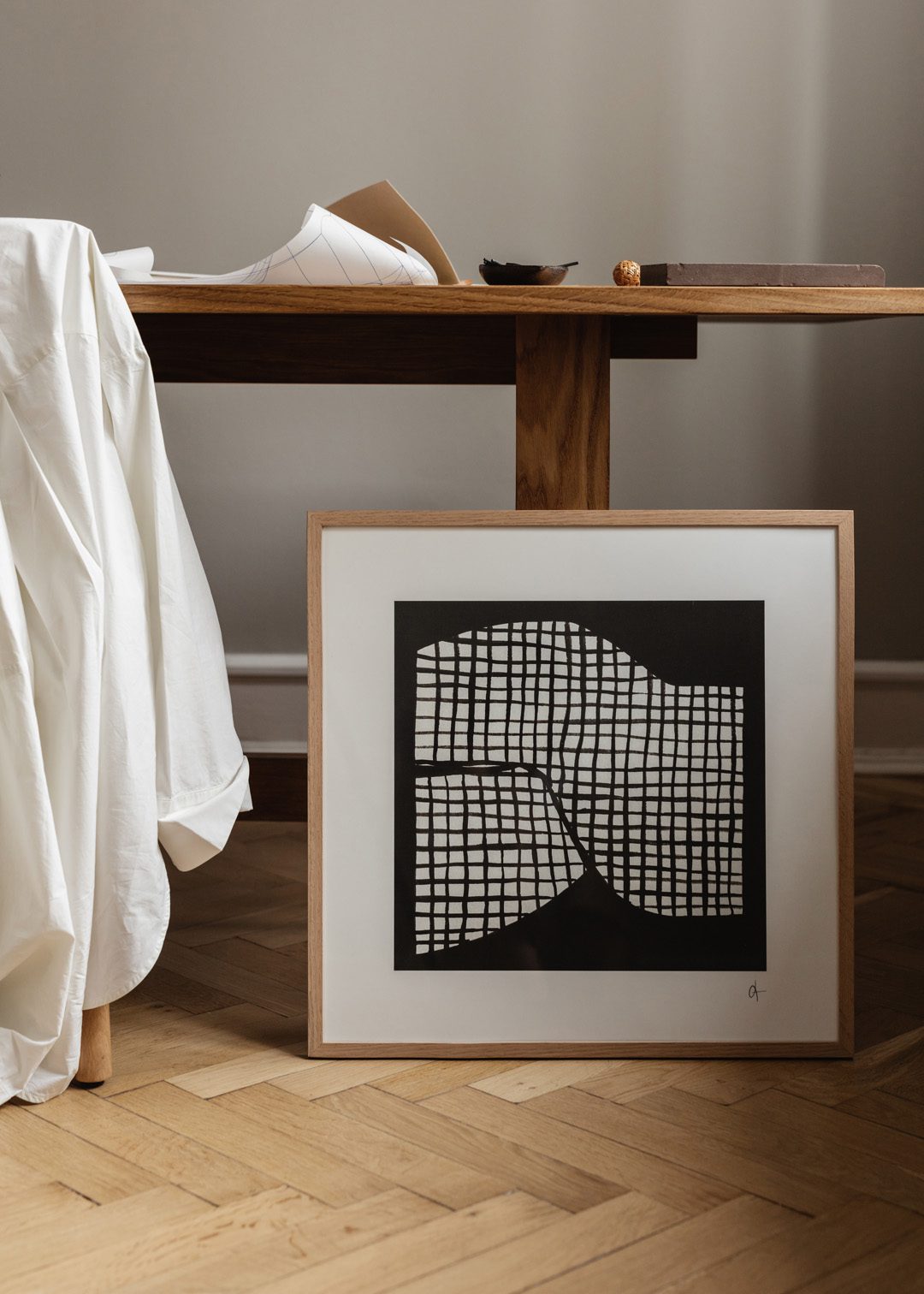 The Poster Club Art Prints Next Day Poster 50x50 cm Minimal