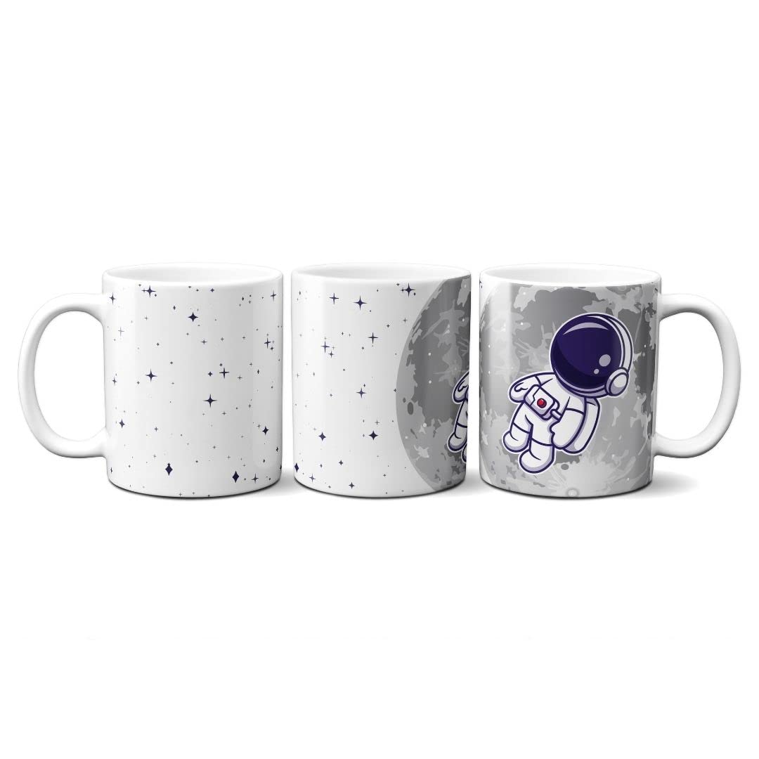 Hustling Sharks Wandbilder Astronaut Tasse 330ml weiß pastell