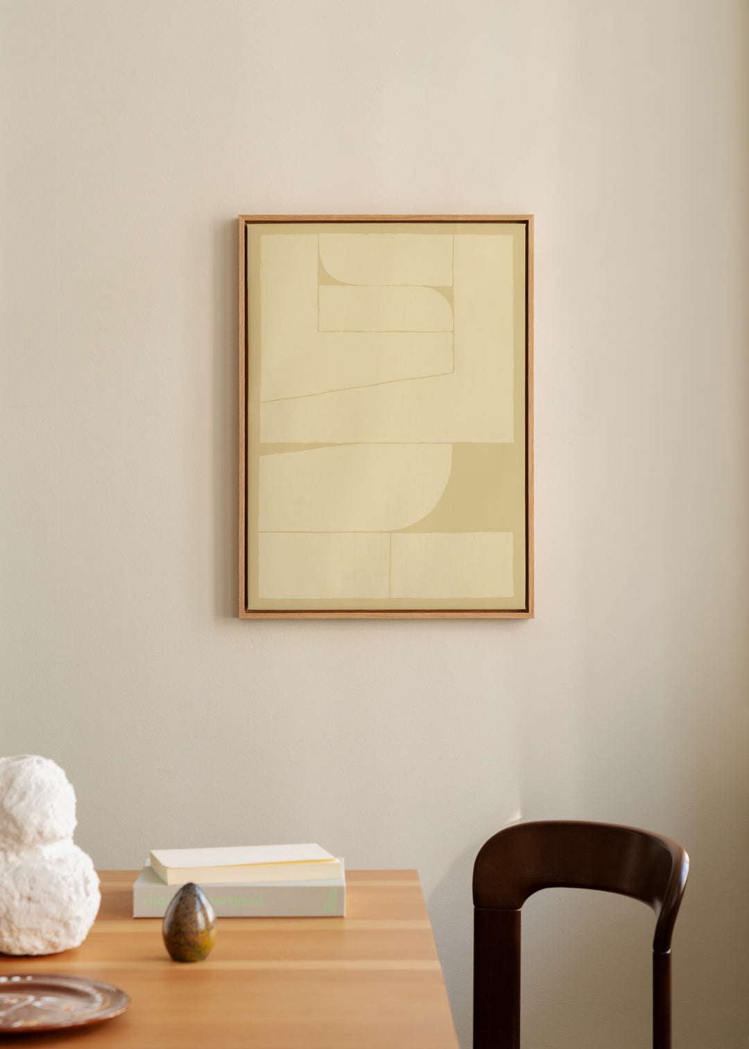 The Poster Club Art Prints 7AM Leinwand 30x40 cm beige-gelb