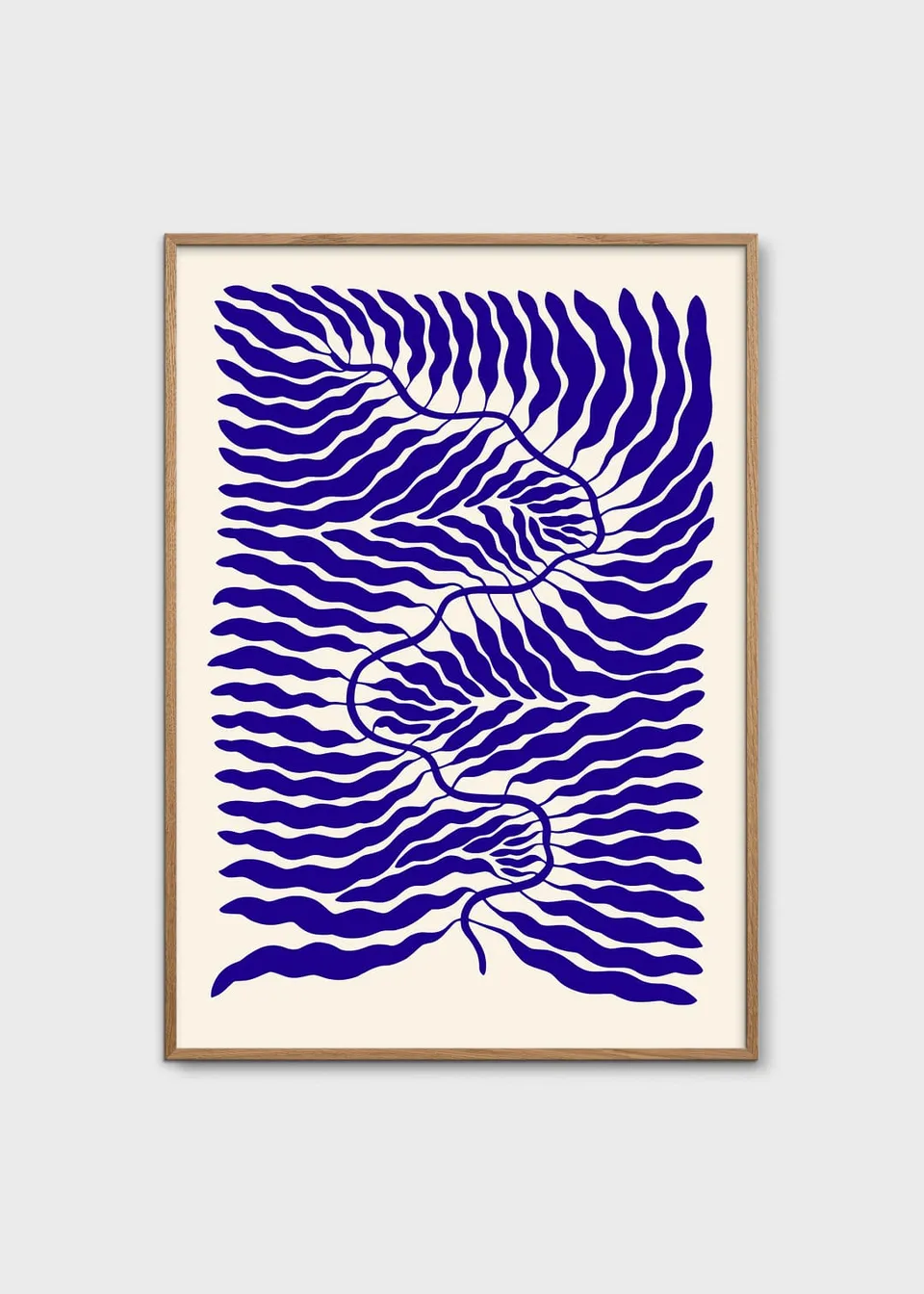 The Poster Club Little Blue Poster 30x40 cm botanisch blau