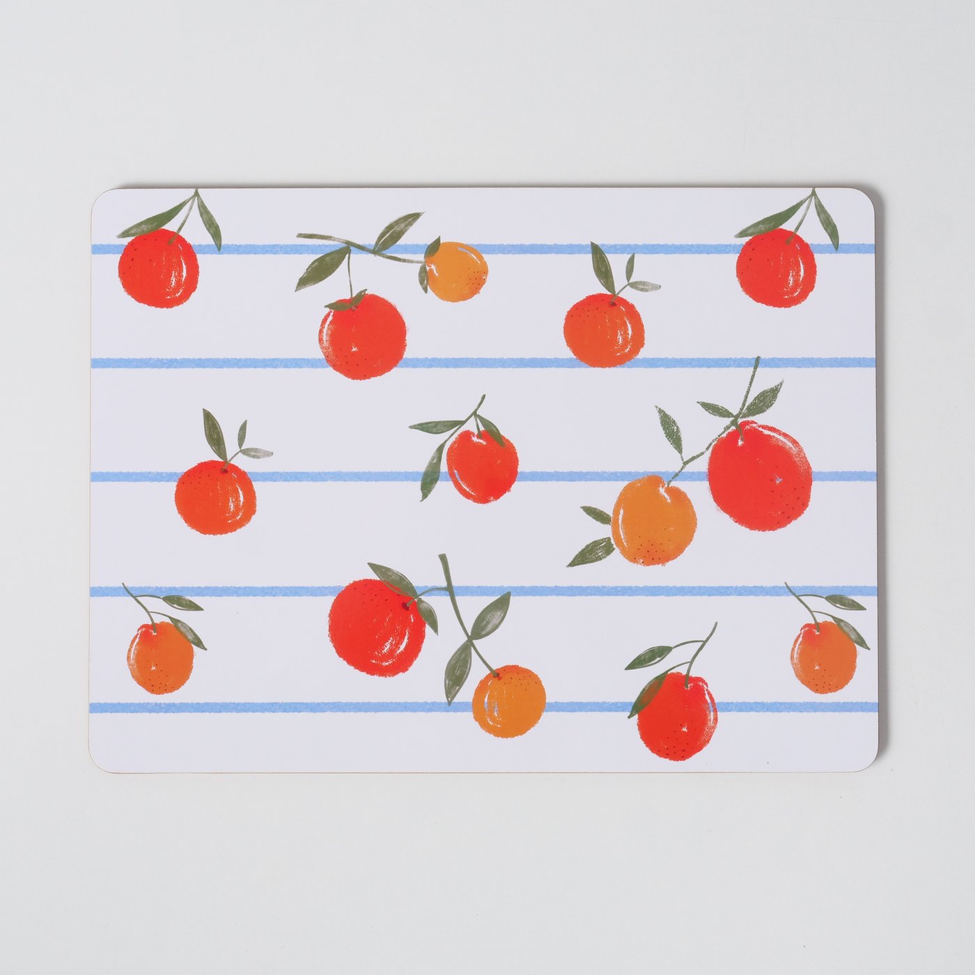 LS-LebenStil Küche & Haushalt Orange Früchte Tischset 40x30cm 2er