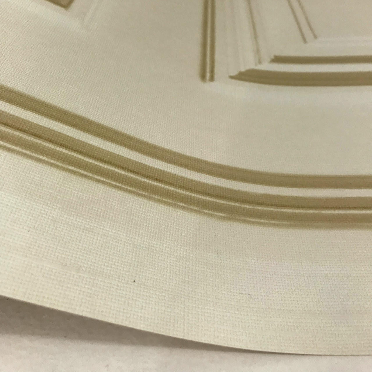 Mineheart Wallpaper Cream Panelling Tapete Creme Vinyl