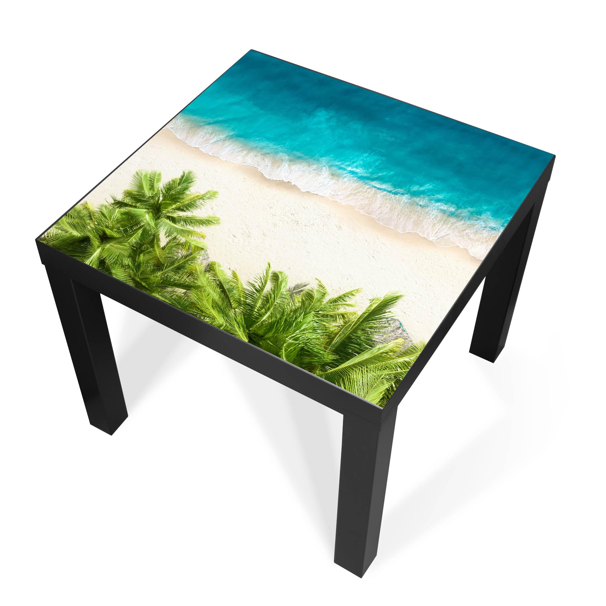 Banjado Möbelfolie Tischfolie Strandtag 55x55 selbstklebend