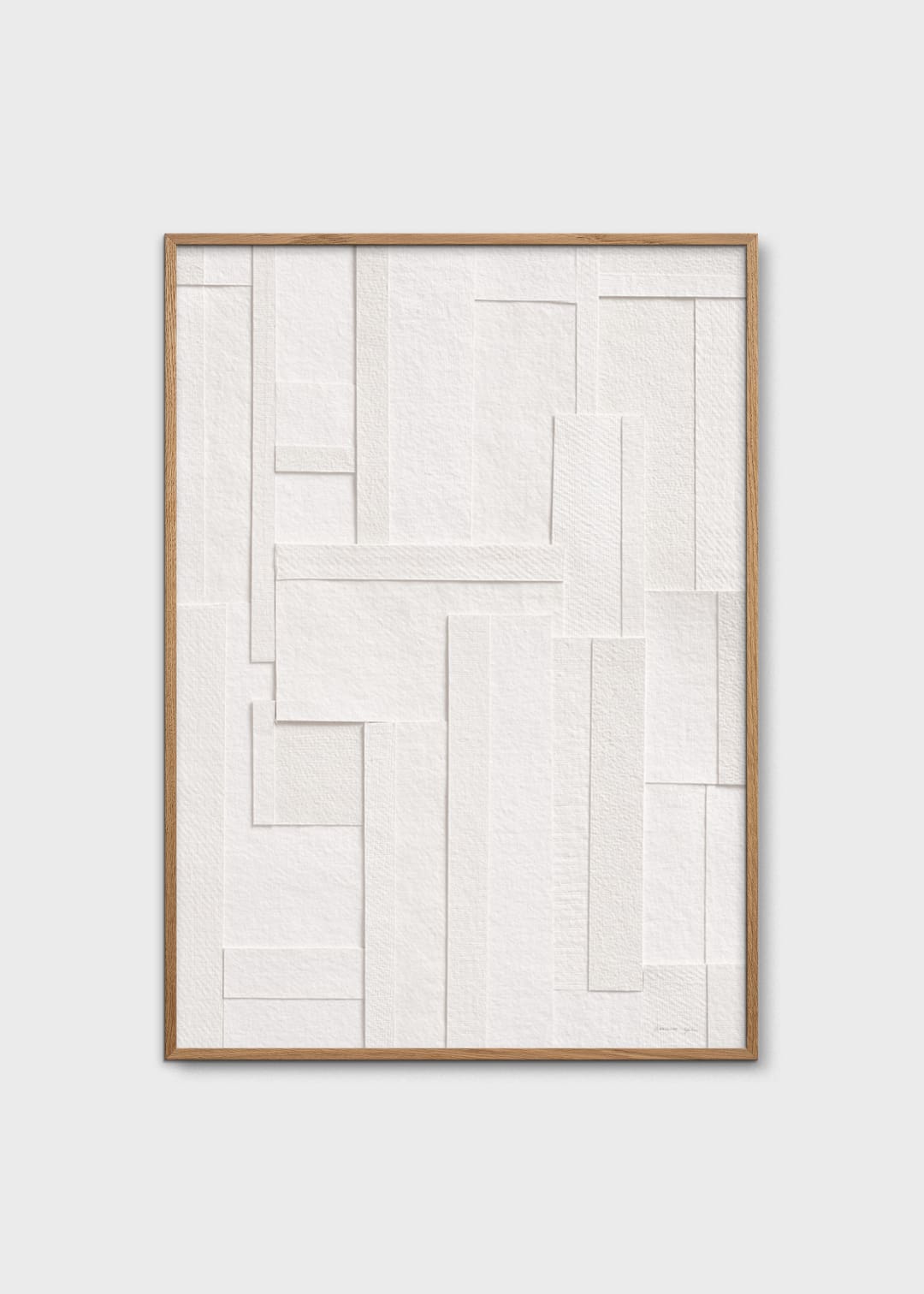 The Poster Club Deconstructed No. 45 Kunstdruck 30x40 cm weiß