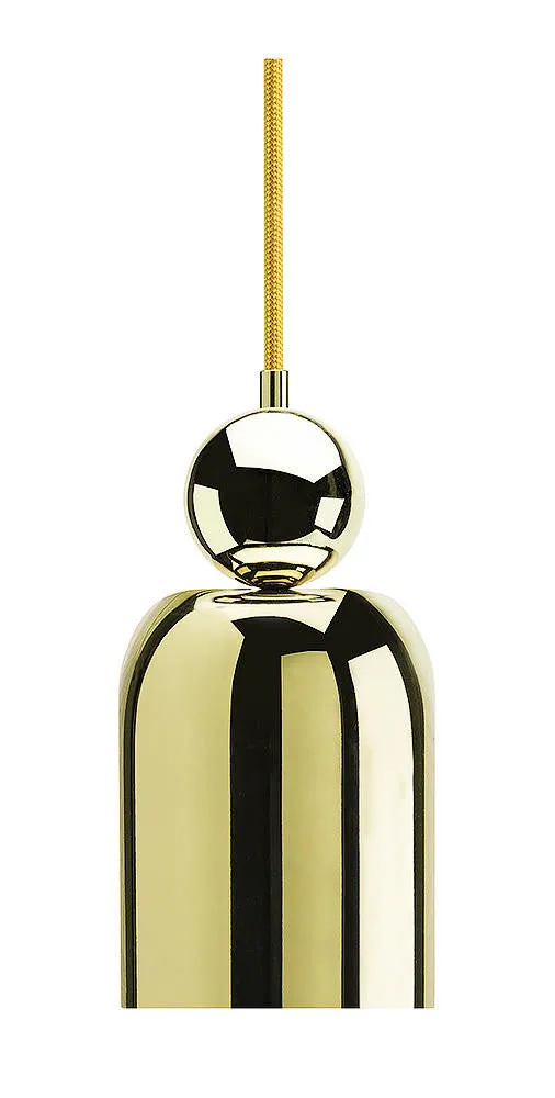Mineheart Kokeshi Pendelleuchte Messing E27 14 x 31,8 cm