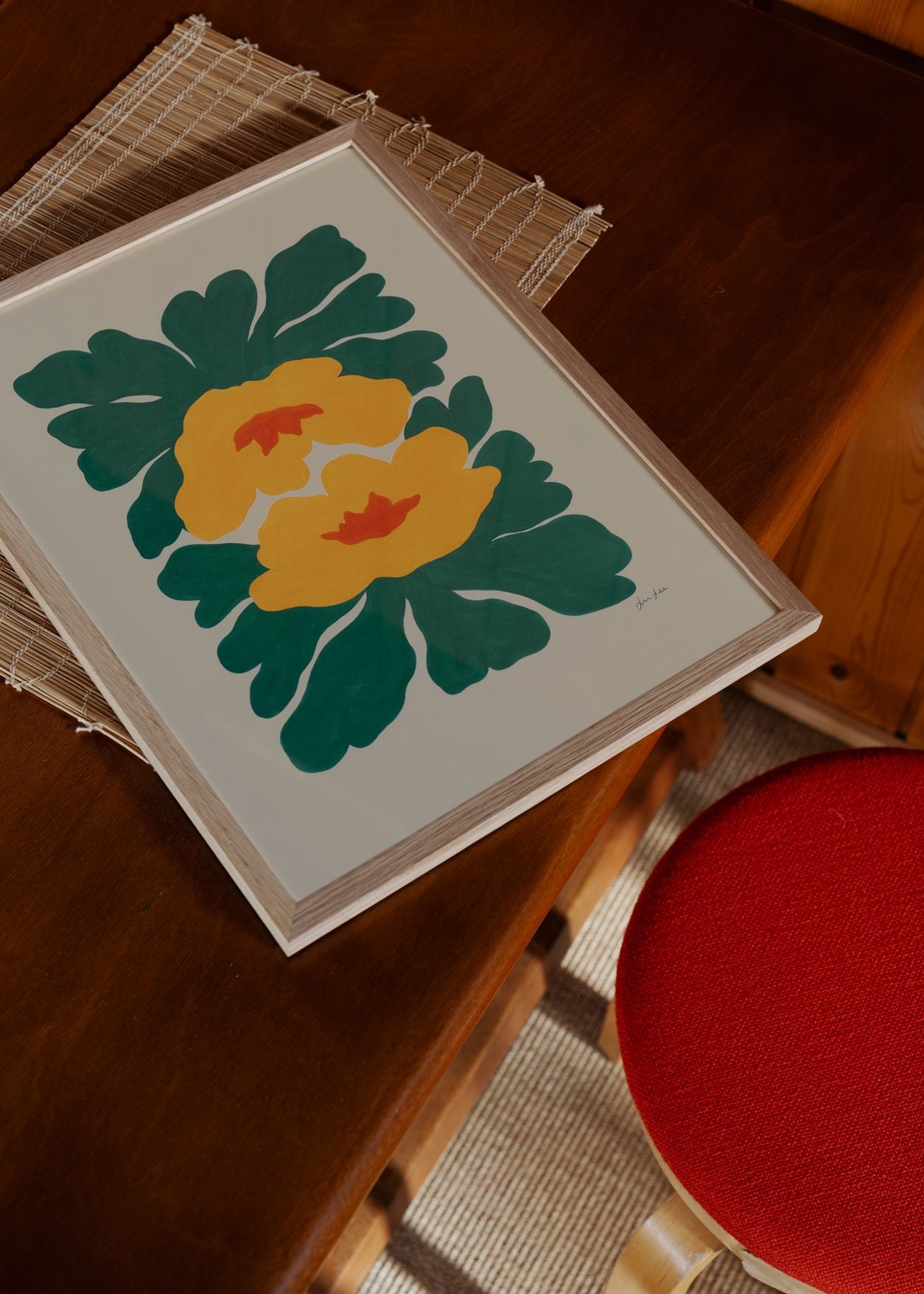 The Poster Club Art Prints In the Cracks Poster 50x70 Botanik