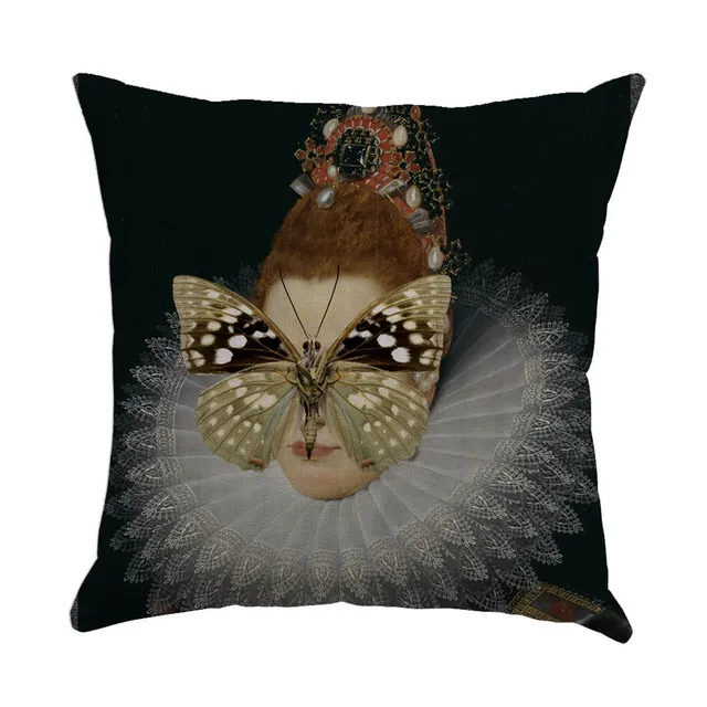 Mineheart Cushions Spotted Butterfly Lady Kissen 46x46cm