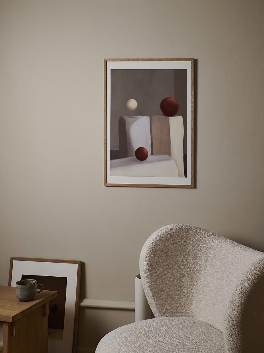 The Poster Club Odd One Out Poster 50x70 cm abstrakt grau