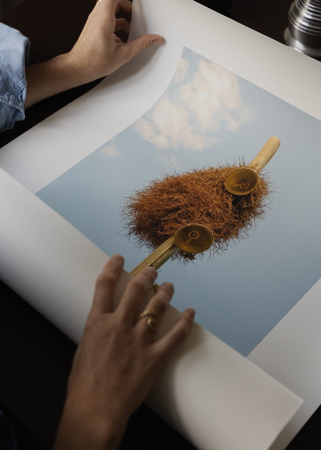 The Poster Club Art Prints A New Home Poster A4 blau Foto