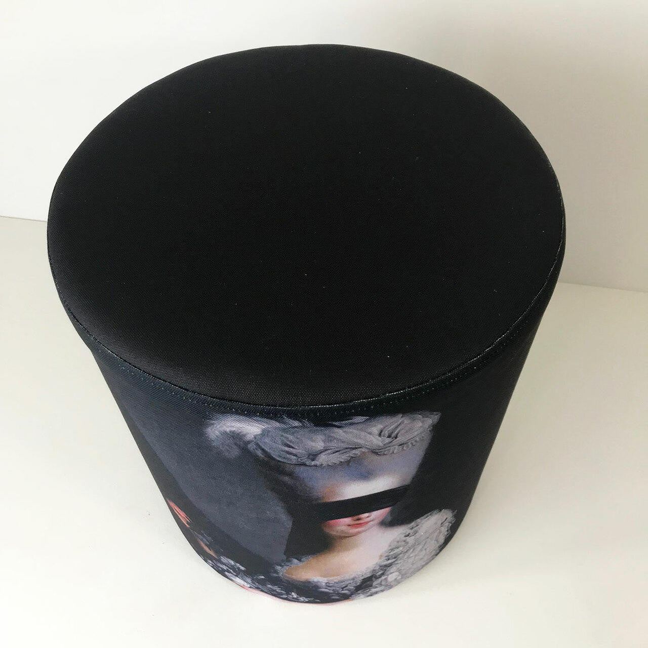 Mineheart Blindfold 2 Hocker Fußhocker grau 42 cm rund