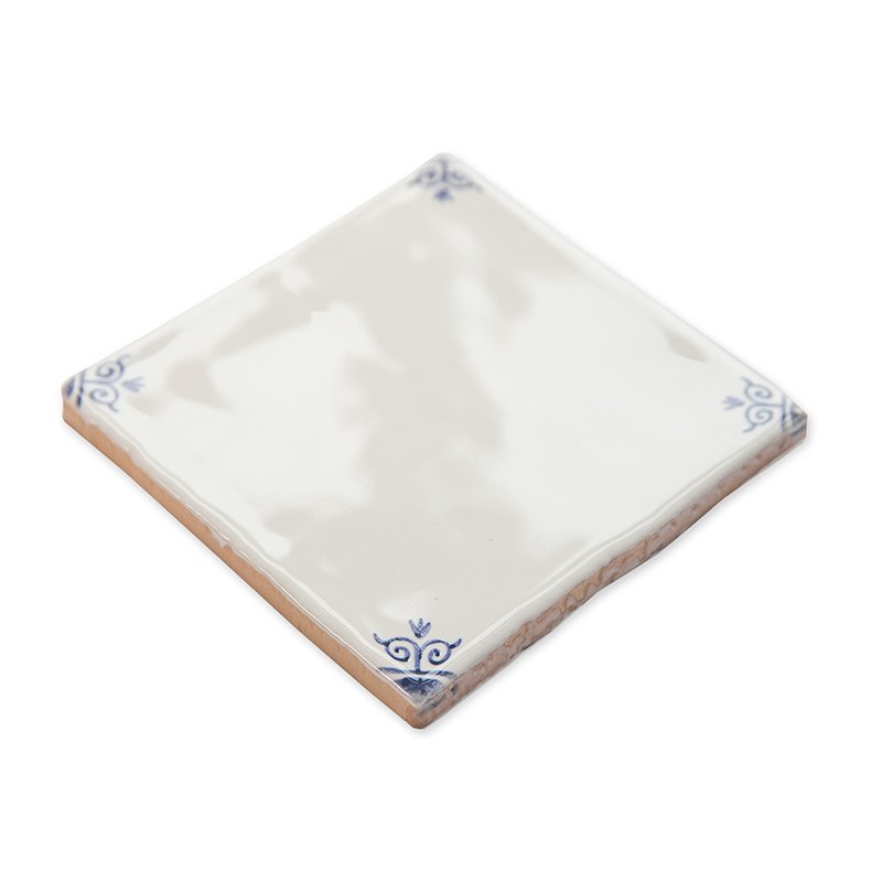 Storytiles Plain Tiles Ossenkopje Fliese 10x10 cm Weiß