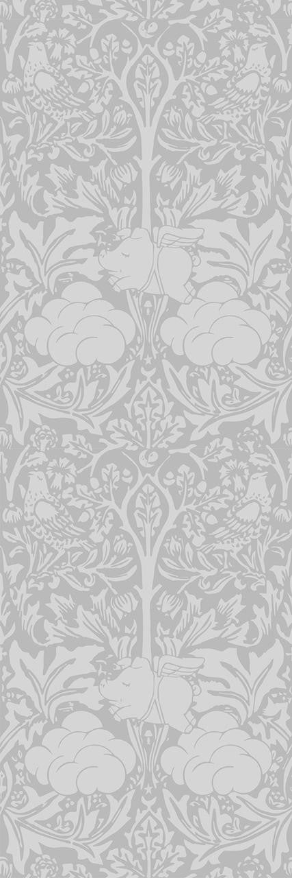 Mineheart Wallpaper Morris Dream Tapete Pebble Grey Vlies