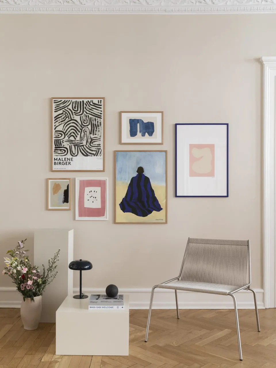 The Poster Club Curated Art Walls Edit 055 Poster-Set beige