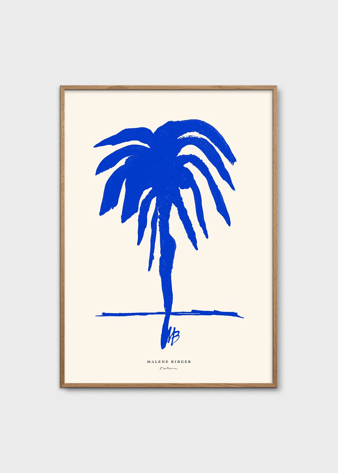The Poster Club Natural Shadow No. 01 Poster 30x40 cm beige-blau