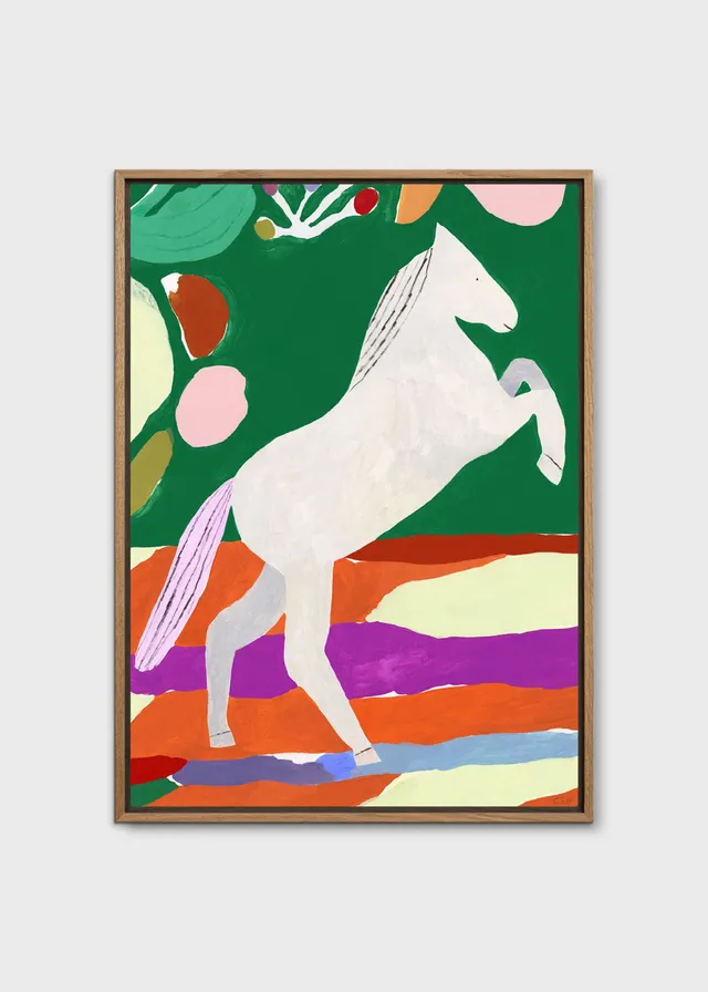 The Poster Club Art Prints Horse Leinwandbild 50x70 cm Pferd