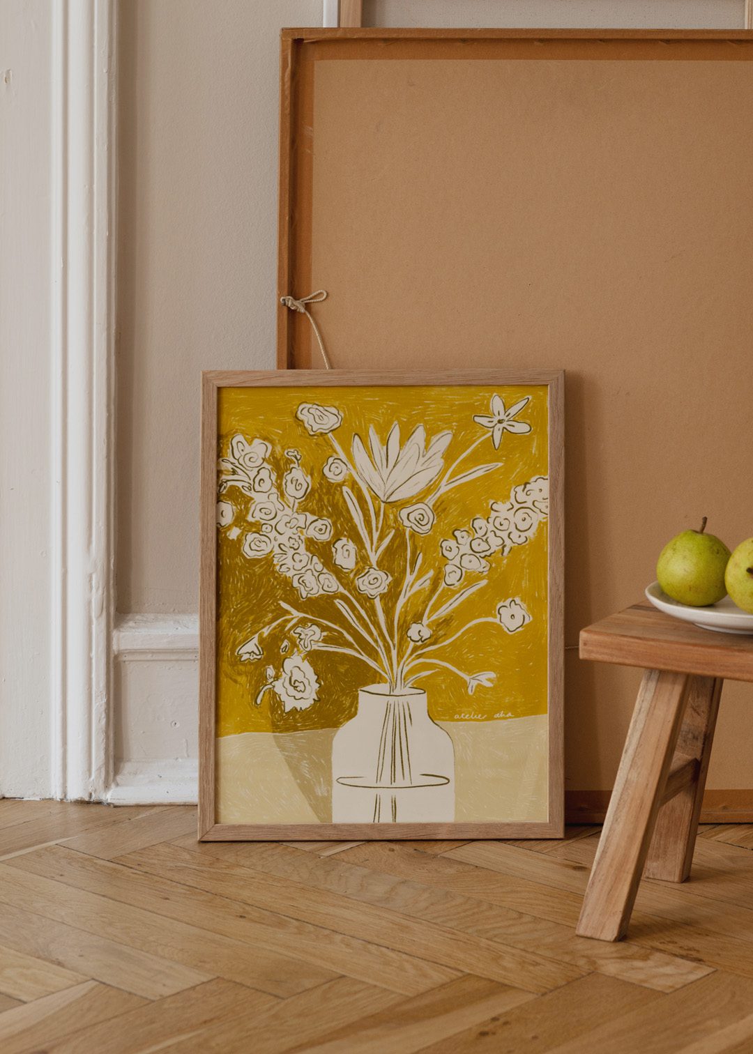 The Poster Club Art Prints A Yellow Bouquet Poster 30x40 cm Gelb