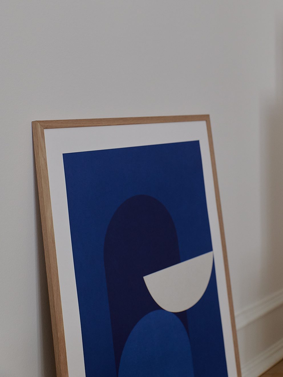 The Poster Club Art Prints Abstract Blue Poster 50x70 blau