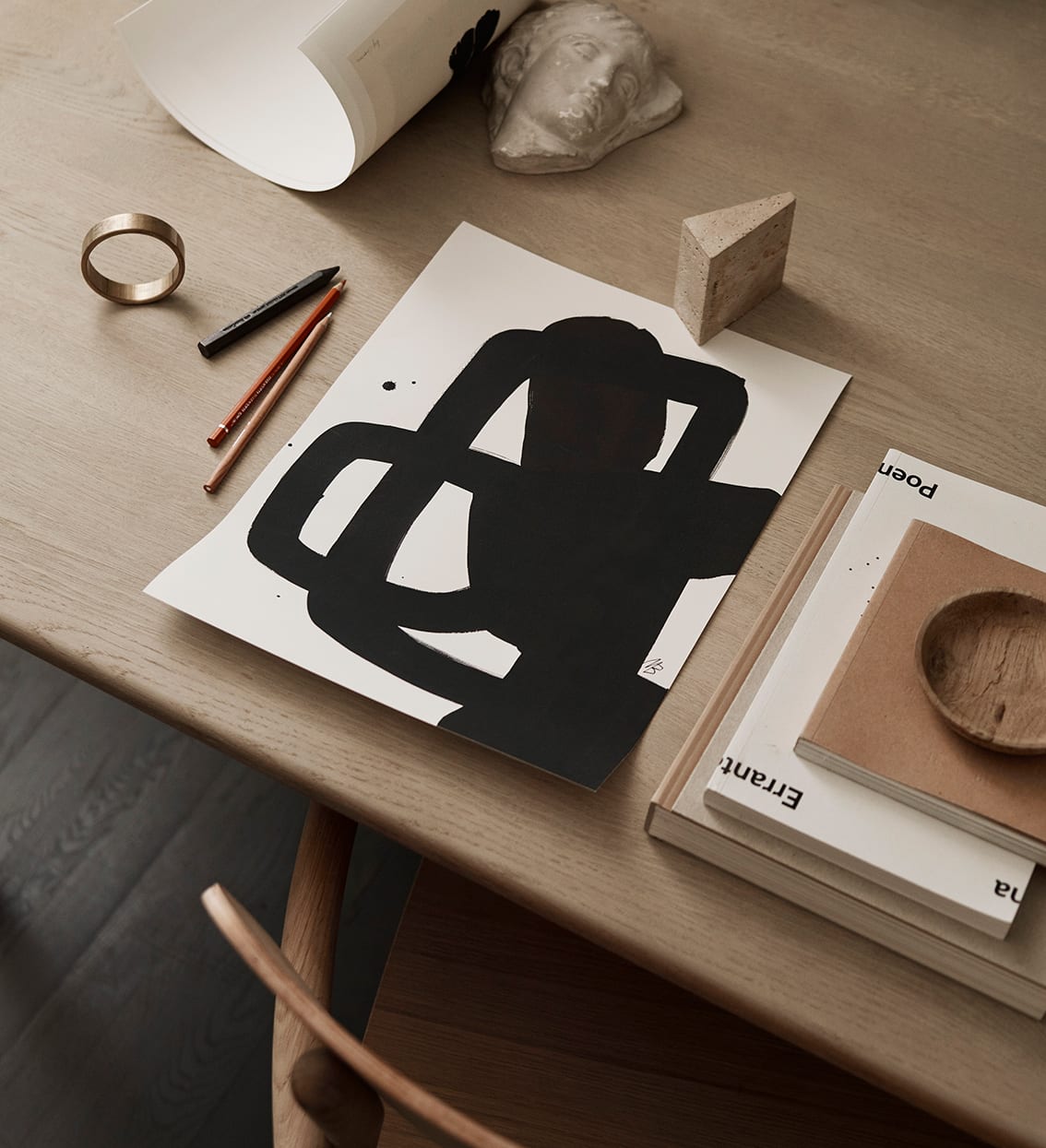 The Poster Club No 03 Kunstdruck 50x70 cm Schwarz