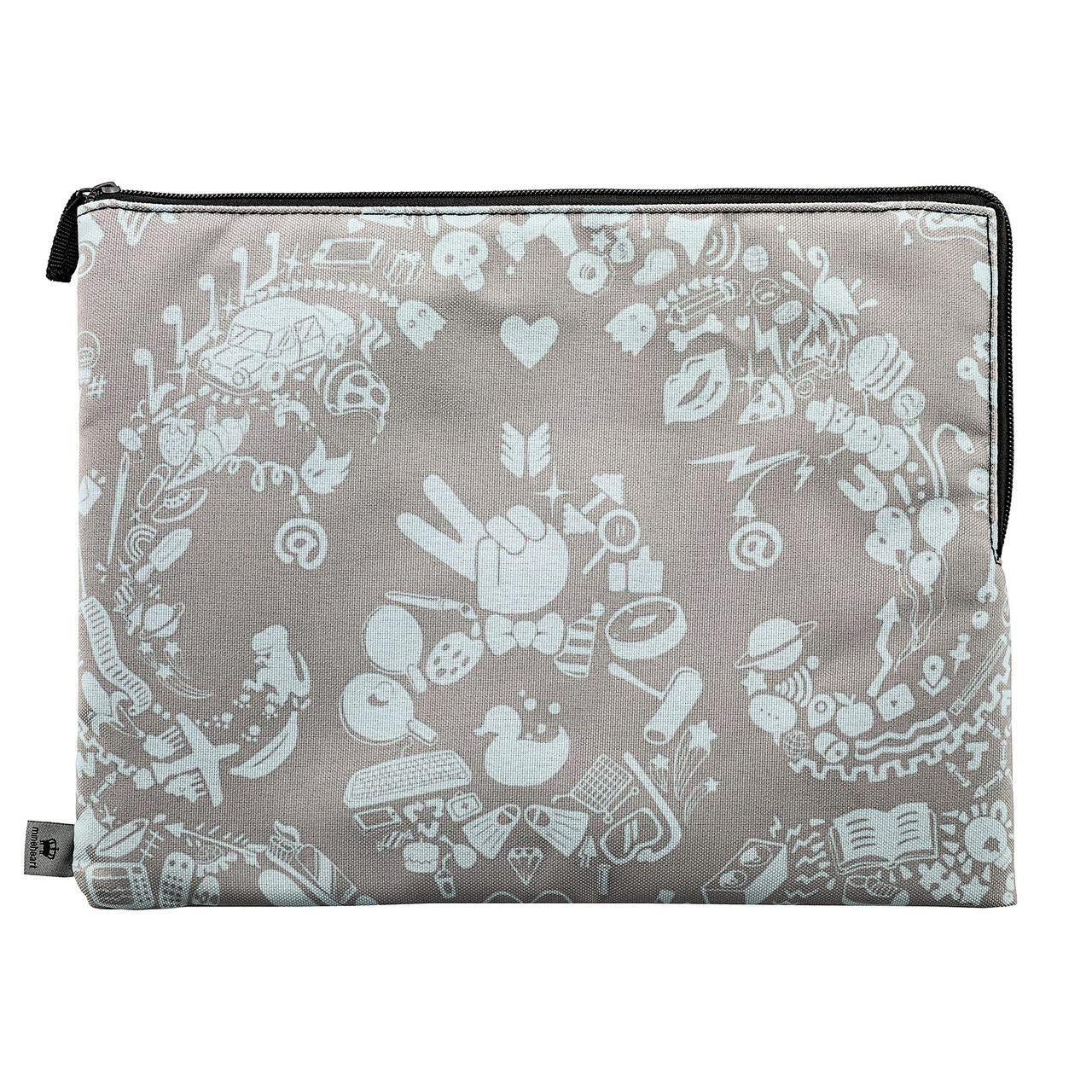 Mineheart New World Damask Clutch grau-blau recycelt small