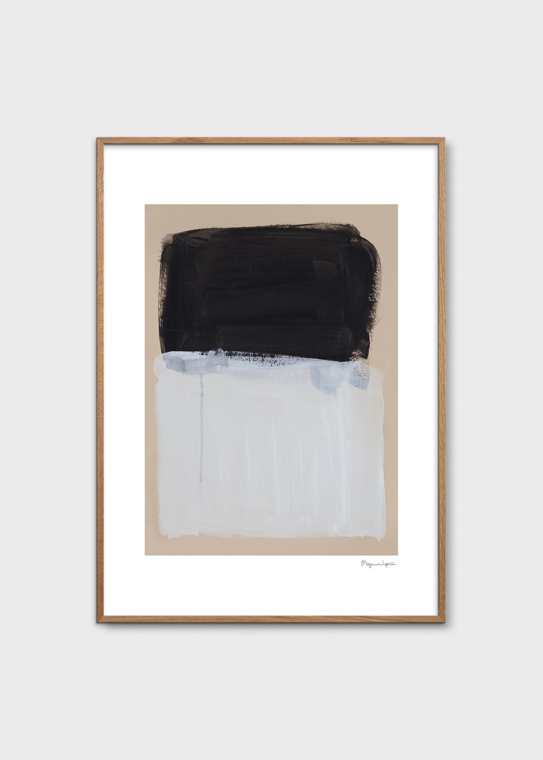 The Poster Club Painted Surface Poster 50x70 cm Beige