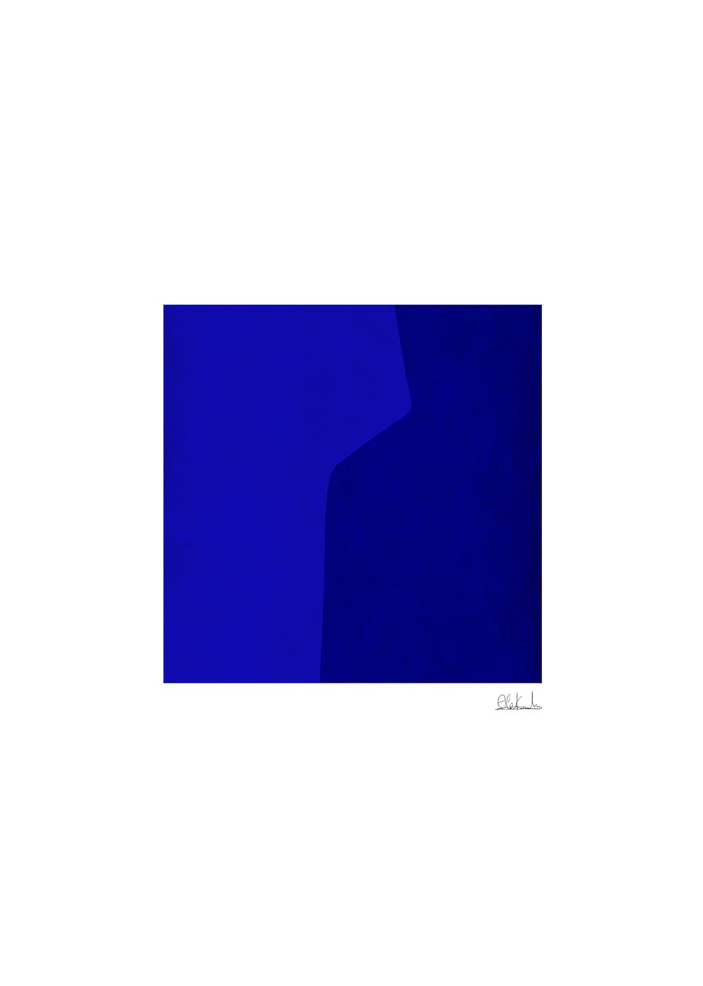 The Poster Club Art Prints Midnight Poster 50x70 cm Mitternachtsblau