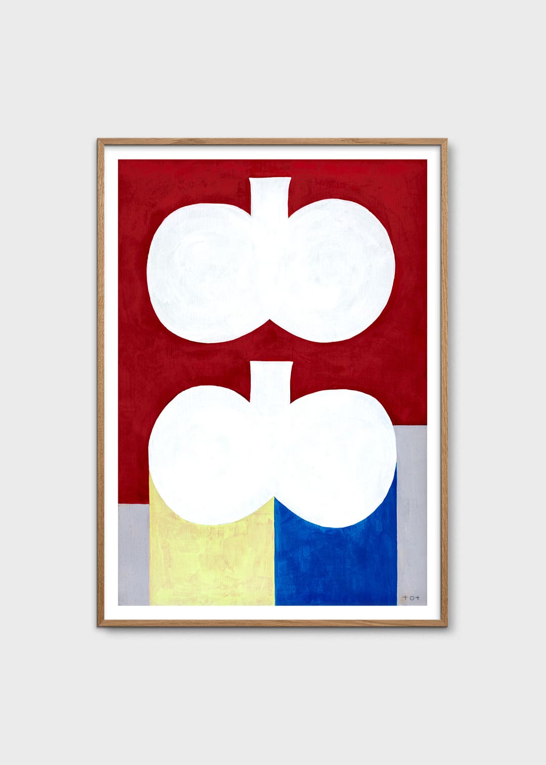 The Poster Club Fruit Stump Poster A4 bunt abstrakt