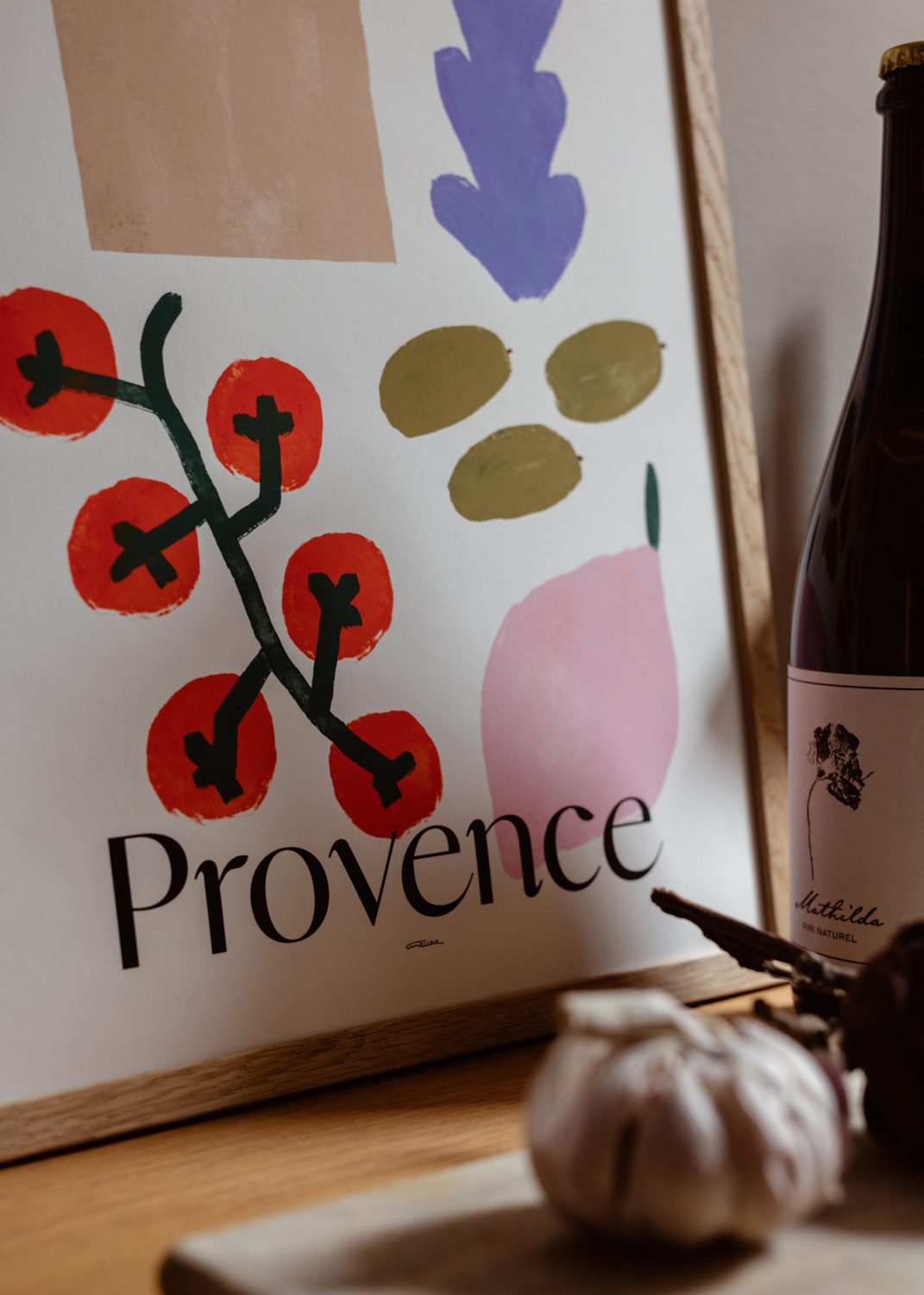 The Poster Club Provence Poster 30x40 cm beige